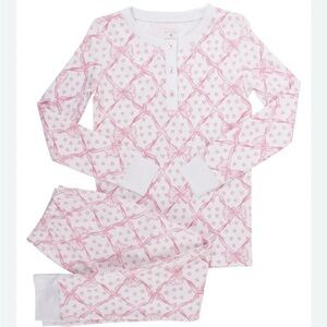Roller Rabbit LoveShack Fancy Baby Bow Hearts Pajamas